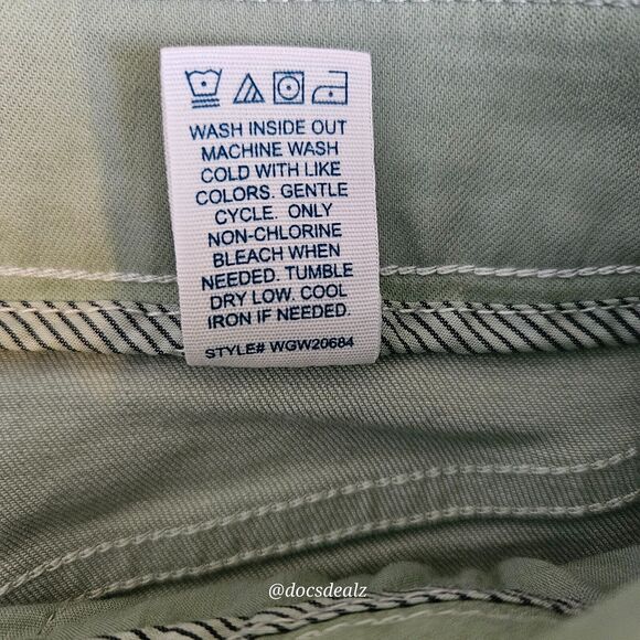 Market & Spruce Madison Mid Rise Chino Short Green Size 10 Women’s - Picture 5 of 10